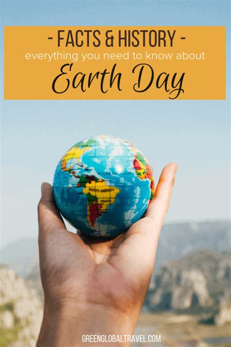 history of earth day facts